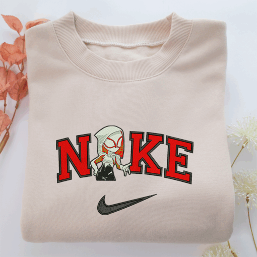 Nike Gwen Stacey Nike Embroidered Sweatshirt, Nike Movie Inspired, Best Gifts Idea For Him Her