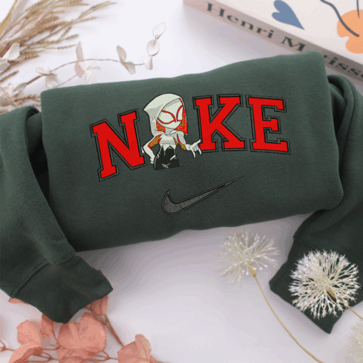 Nike Gwen Stacey Nike Embroidered Sweatshirt, Nike Movie Inspired, Best Gifts Idea For Him Her - Image 3