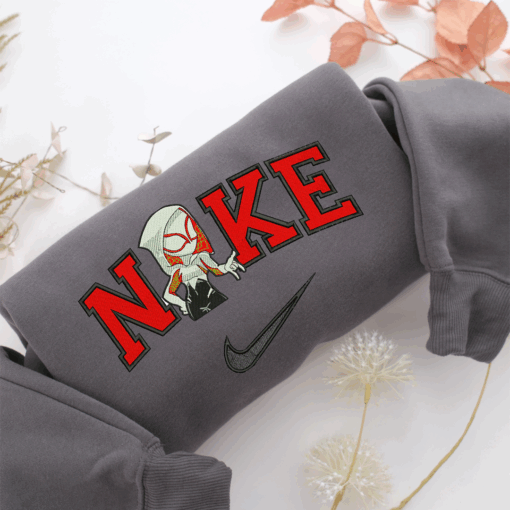Nike Gwen Stacey Nike Embroidered Sweatshirt, Nike Movie Inspired, Best Gifts Idea For Him Her - Image 4