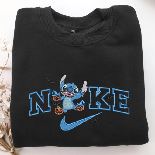 Nike Halloween Stitch Embroidery, Disneyland Embroidered Sweatshirt, Movie Disney Inspired, Best Gifts Idea For Him Her - Image 5