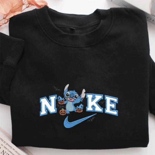 Nike Halloween Stitch Nike Embroidered Sweatshirt, Nike Movie Inspired, Best Gifts Idea For Him Her - Image 2