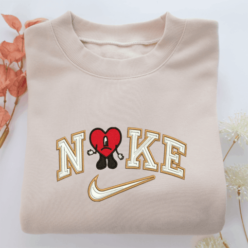 Nike Heart Nike Embroidered Sweatshirt, Nike Movie Inspired, Best Gifts Idea For Him Her
