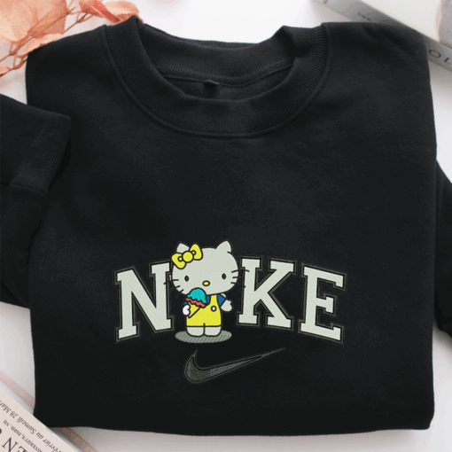 Nike Hello Kitty Nike Embroidered Sweatshirt, Nike Movie Inspired, Best Gifts Idea For Him Her - Image 4