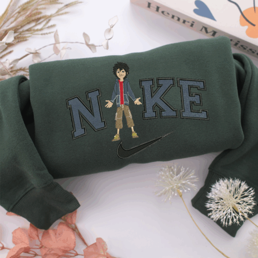 Nike Hiro Hamada Nike Embroidered Sweatshirt, Nike Movie Inspired, Best Gifts Idea For Him Her - Image 3