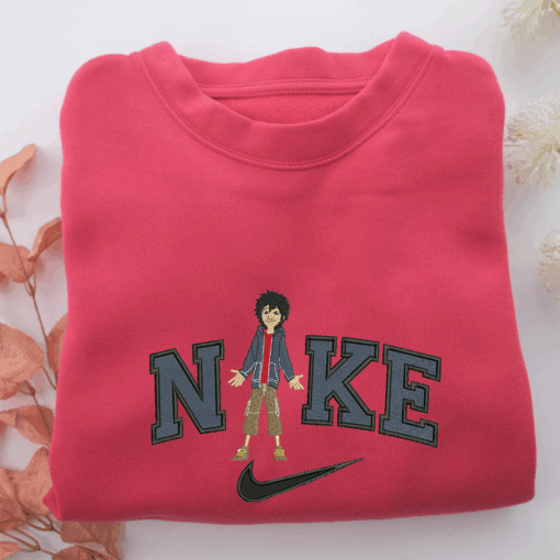 Nike Hiro Hamada Nike Embroidered Sweatshirt, Nike Movie Inspired, Best Gifts Idea For Him Her - Image 5