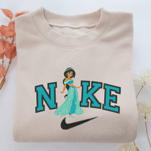 Nike jasmine Nike Embroidered Sweatshirt, Nike Movie Inspired, Best Gifts Idea For Him Her