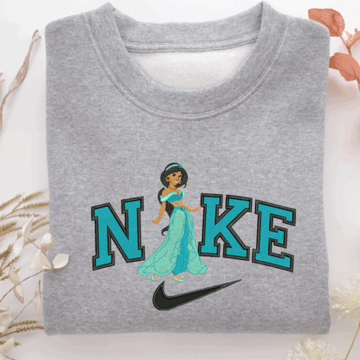 Nike jasmine Nike Embroidered Sweatshirt, Nike Movie Inspired, Best Gifts Idea For Him Her - Image 4