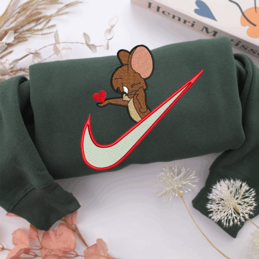 Nike Jerry Nike Embroidered Sweatshirt, Nike Movie Inspired, Best Gifts Idea For Him Her  - Size_s - Image 3