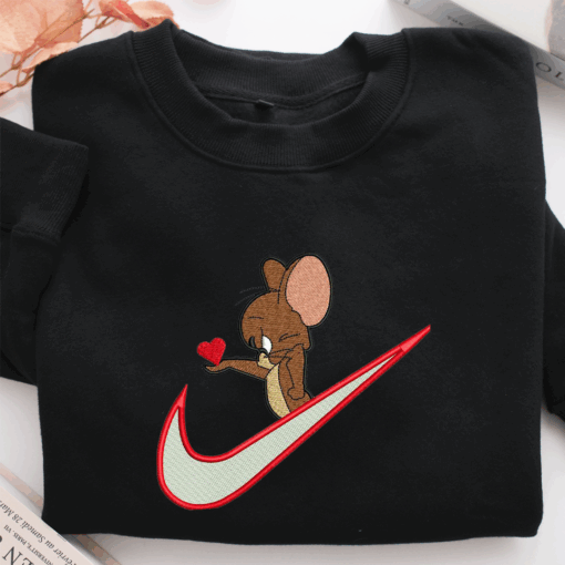 Nike Jerry Nike Embroidered Sweatshirt, Nike Movie Inspired, Best Gifts Idea For Him Her  - Size_s - Image 2