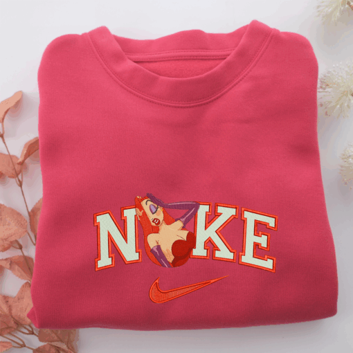 Nike Jessica Rabbit Nike Embroidered Sweatshirt, Nike Movie Inspired, Best Gifts Idea For Him Her - Image 5