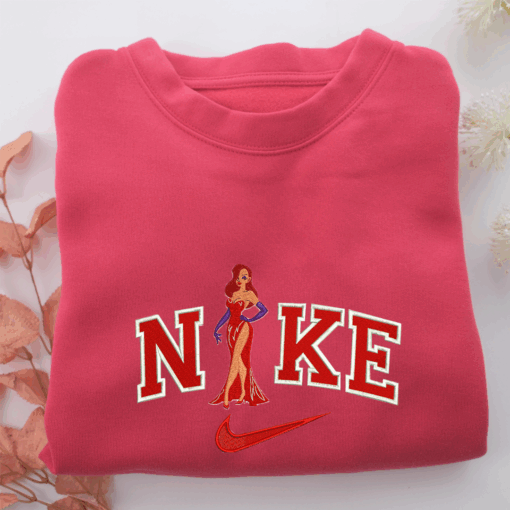 Nike Jessica Rabbit Nike Embroidered Sweatshirt, Nike Movie Inspired, Best Gifts Idea For Him Her_ - Image 5