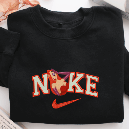 Nike Jessica Rabbit Nike Embroidered Sweatshirt, Nike Movie Inspired, Best Gifts Idea For Him Her - Image 2