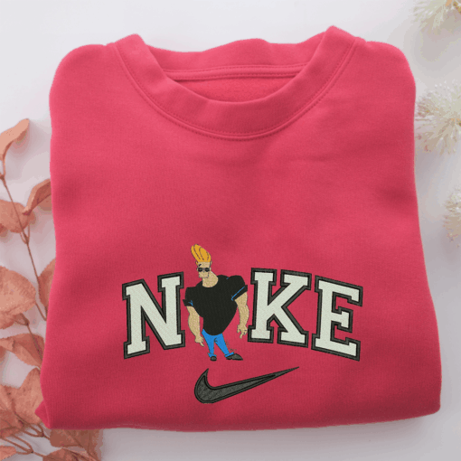 Nike Johnny Bravo Nike Embroidered Sweatshirt, Nike Movie Inspired, Best Gifts Idea For Him Her - Image 5