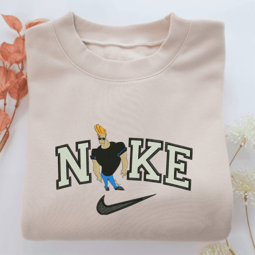 Nike Johnny Bravo Nike Embroidered Sweatshirt, Nike Movie Inspired, Best Gifts Idea For Him Her
