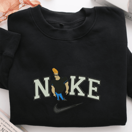 Nike Johnny Bravo Nike Embroidered Sweatshirt, Nike Movie Inspired, Best Gifts Idea For Him Her - Image 2