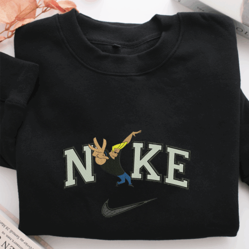 Nike Johnny Bravo v1 Nike Embroidered Sweatshirt, Nike Movie Inspired, Best Gifts Idea For Him Her - Image 2