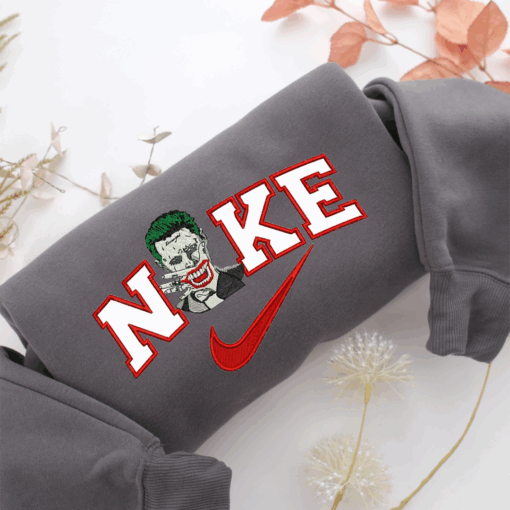 Nike Joker Nike Embroidered Sweatshirt, Nike Movie Inspired, Best Gifts Idea For Him Her - Image 4