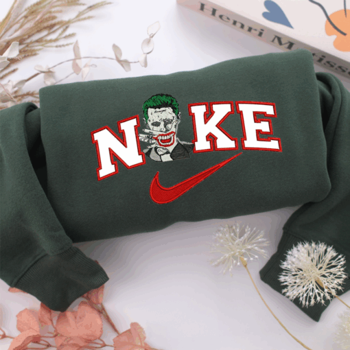 Nike Joker Nike Embroidered Sweatshirt, Nike Movie Inspired, Best Gifts Idea For Him Her - Image 3