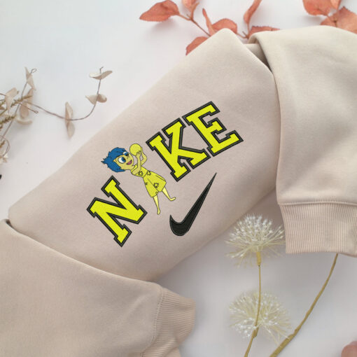 Nike Joy Embroidery, Disneyland Embroidered Sweatshirt, Movie Disney Inspired, Best Gifts Idea For Him Her