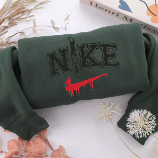 Nike Knife Nike Embroidered Sweatshirt, Nike Movie Inspired, Best Gifts Idea For Him Her - Image 3