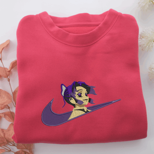 Nike Kocho Shinobu Nike Embroidered Sweatshirt, Nike Movie Inspired, Best Gifts Idea For Him Her - Image 5