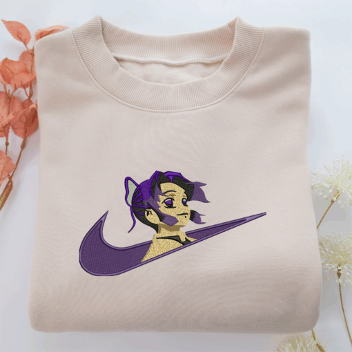 Nike Kocho Shinobu Nike Embroidered Sweatshirt, Nike Movie Inspired, Best Gifts Idea For Him Her