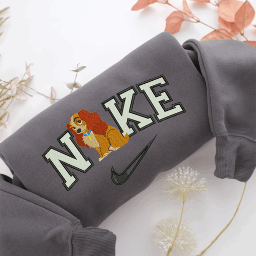 Nike Lady Dog Nike Embroidered Sweatshirt, Nike Movie Inspired, Best Gifts Idea For Him Her - Image 4
