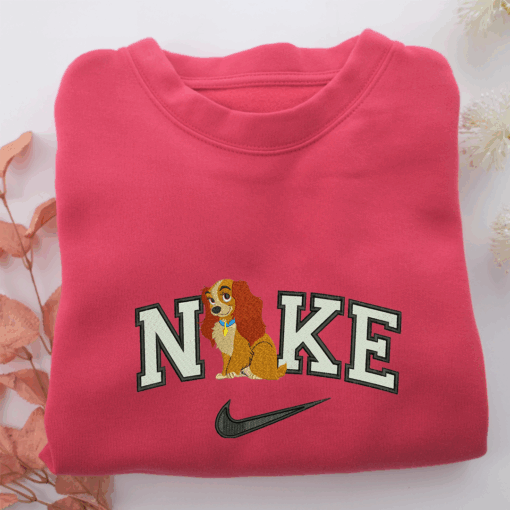 Nike Lady Dog Nike Embroidered Sweatshirt, Nike Movie Inspired, Best Gifts Idea For Him Her - Image 5