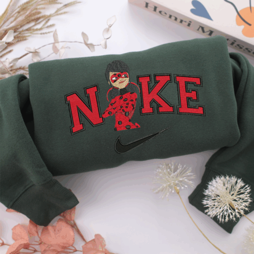 Nike Ladybug v1 Nike Embroidered Sweatshirt, Nike Movie Inspired, Best Gifts Idea For Him Her - Image 3