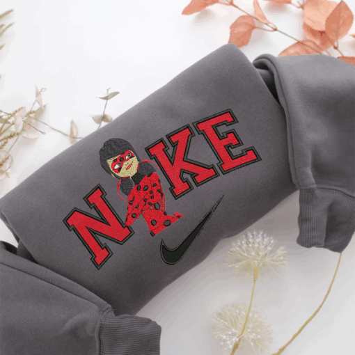 Nike Ladybug v1 Nike Embroidered Sweatshirt, Nike Movie Inspired, Best Gifts Idea For Him Her - Image 4