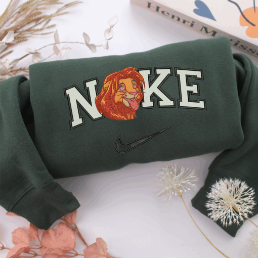 Nike Lion King v2 Nike Embroidered Sweatshirt, Nike Movie Inspired, Best Gifts Idea For Him Her - Image 3