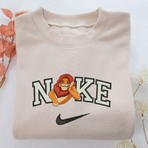 Nike Lion King v2 Nike Embroidered Sweatshirt, Nike Movie Inspired, Best Gifts Idea For Him Her_