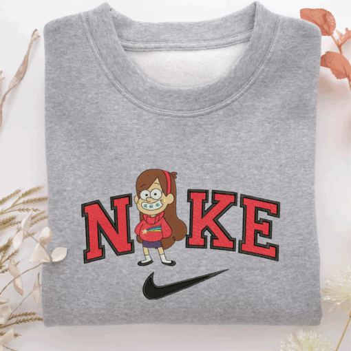 Nike Mabel Pines Nike Embroidered Sweatshirt, Nike Movie Inspired, Best Gifts Idea For Him Her - Image 4