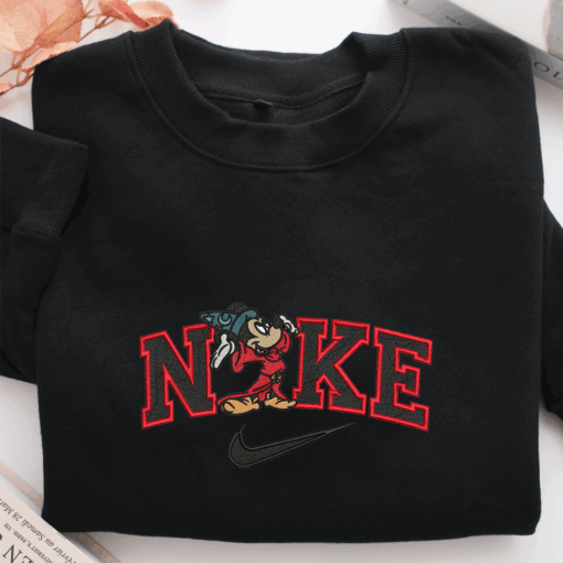 Nike Magic Man Mickey Mouse Nike Embroidered Sweatshirt, Nike Movie Inspired, Best Gifts Idea For Him Her - Image 2