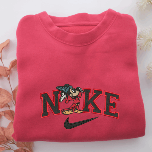 Nike Magic Man Mickey Mouse Nike Embroidered Sweatshirt, Nike Movie Inspired, Best Gifts Idea For Him Her - Image 5