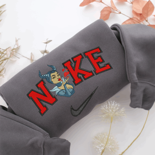 Nike Maleficent Nike Embroidered Sweatshirt, Nike Movie Inspired, Best Gifts Idea For Him Her - Image 4