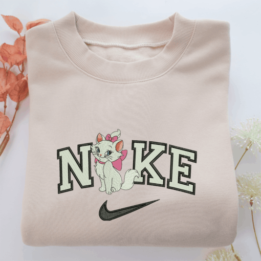 Nike Marie Cat Nike Embroidered Sweatshirt, Nike Movie Inspired, Best Gifts Idea For Him Her