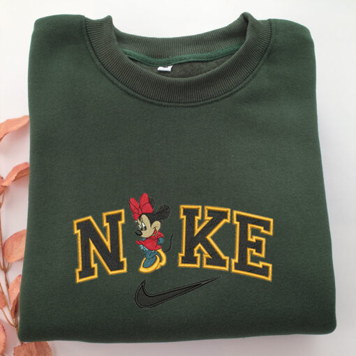 Nike Mickey Minnie Embroidery, Disneyland Embroidered Sweatshirt, Movie Disney Inspired, Best Gifts Idea For Him Her - Image 3