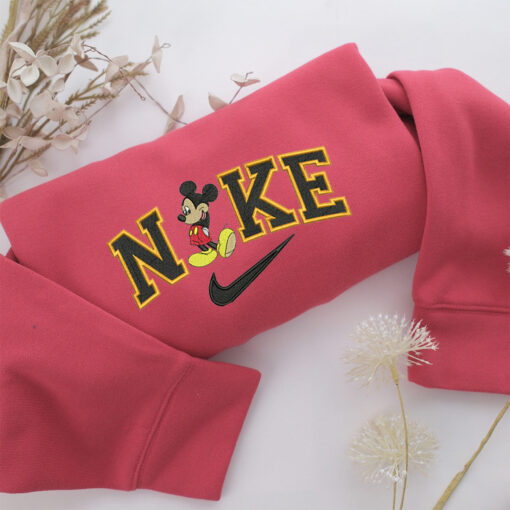 Nike Mickey Mouse v2 Embroidery, Disneyland Embroidered Sweatshirt, Movie Disney Inspired, Best Gifts Idea For Him Her - Image 4