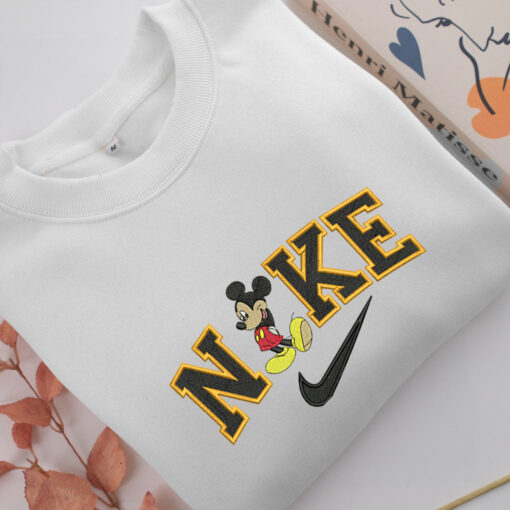 Nike Mickey Mouse v2 Embroidery, Disneyland Embroidered Sweatshirt, Movie Disney Inspired, Best Gifts Idea For Him Her - Image 2