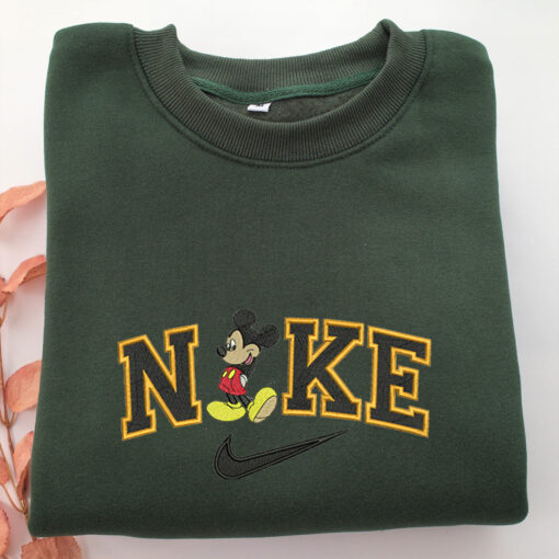 Nike Mickey Mouse v2 Embroidery, Disneyland Embroidered Sweatshirt, Movie Disney Inspired, Best Gifts Idea For Him Her - Image 3