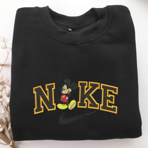 Nike Mickey Mouse v2 Embroidery, Disneyland Embroidered Sweatshirt, Movie Disney Inspired, Best Gifts Idea For Him Her - Image 5