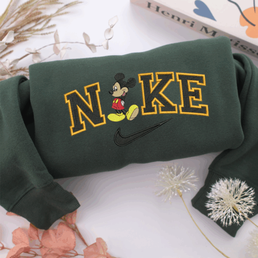 Nike Mickey Mouse v2 Nike Embroidered Sweatshirt, Nike Movie Inspired, Best Gifts Idea For Him Her - Image 3