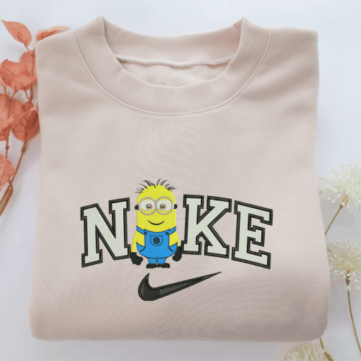 Nike Minions Nike Embroidered Sweatshirt, Nike Movie Inspired, Best Gifts Idea For Him Her
