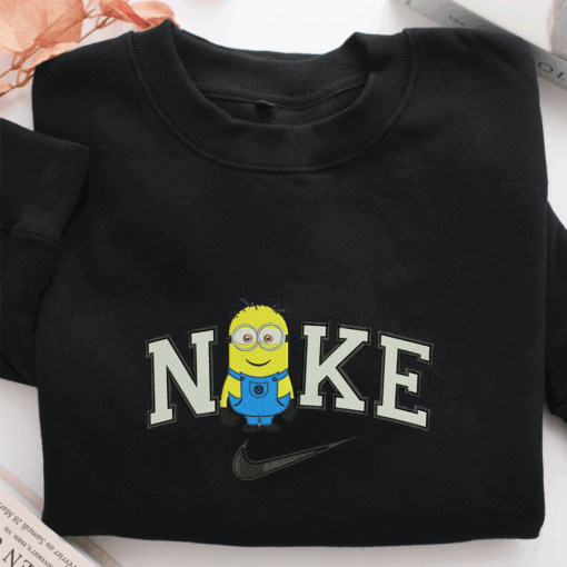 Nike Minions Nike Embroidered Sweatshirt, Nike Movie Inspired, Best Gifts Idea For Him Her - Image 2