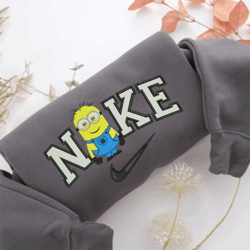 Nike Minions Nike Embroidered Sweatshirt, Nike Movie Inspired, Best Gifts Idea For Him Her - Image 4