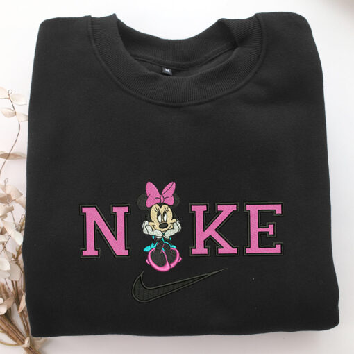 Nike Minnie Mouse v3 Embroidery, Disneyland Embroidered Sweatshirt, Movie Disney Inspired, Best Gifts Idea For Him Her - Image 5