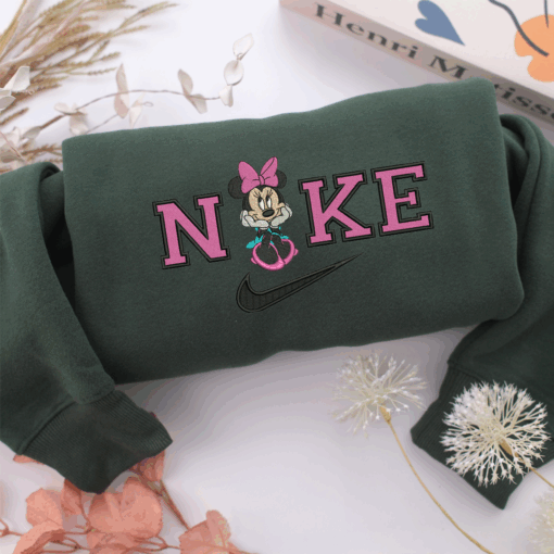 Nike Minnie Mouse v3 Nike Embroidered Sweatshirt, Nike Movie Inspired, Best Gifts Idea For Him Her - Image 3