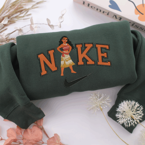 Nike Moana Nike Embroidered Sweatshirt, Nike Movie Inspired, Best Gifts Idea For Him Her - Image 3