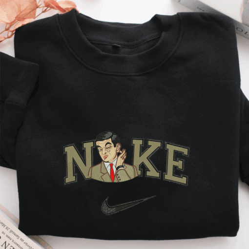 Nike Mr Bean Nike Embroidered Sweatshirt, Nike Movie Inspired, Best Gifts Idea For Him Her - Image 2